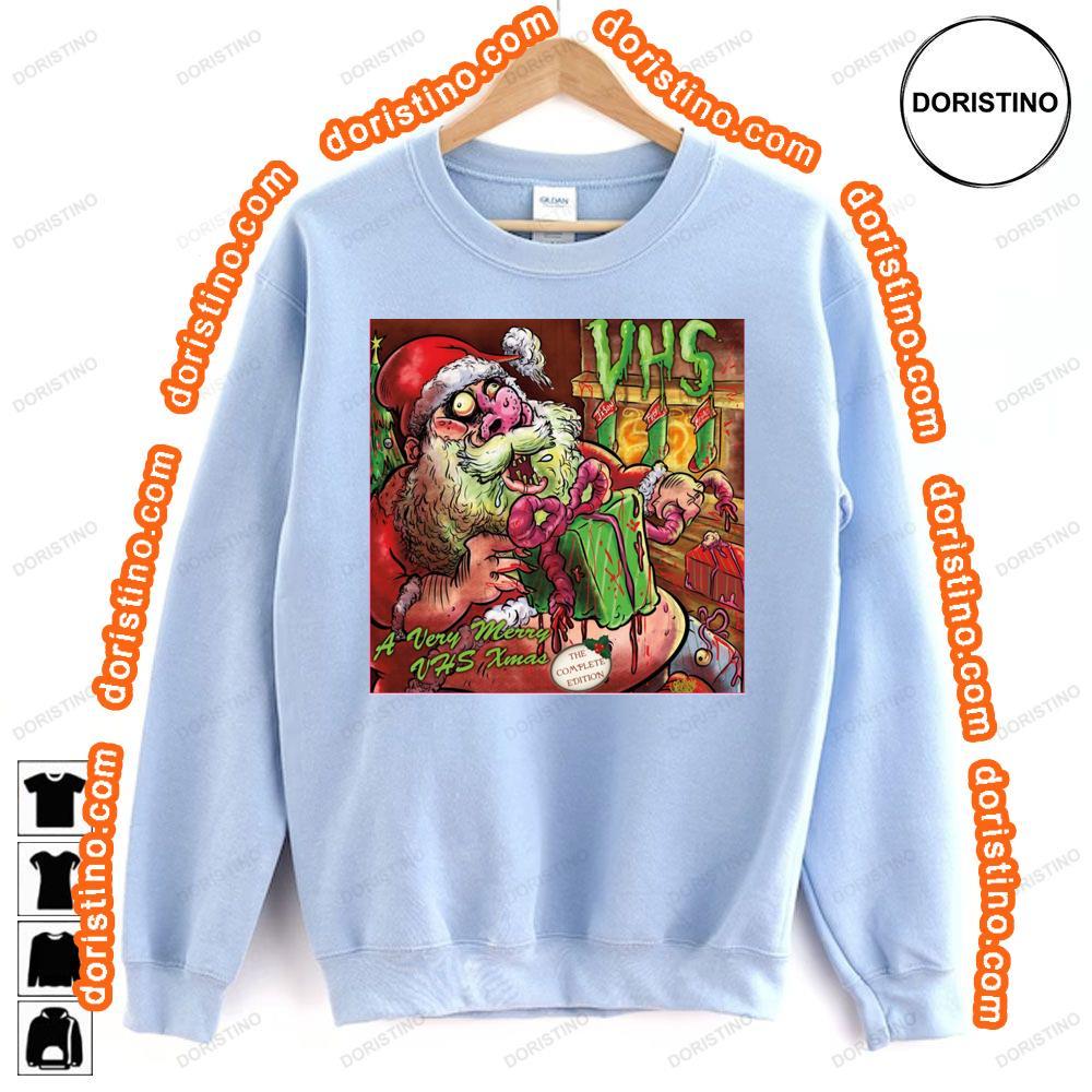 A Very Merry Vhs Xmas Hoodie Tshirt Sweatshirt