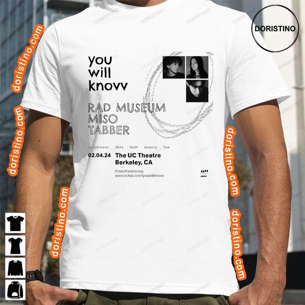 Art Rad Museum 2024 Tour Hoodie Tshirt Sweatshirt