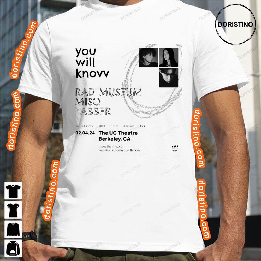 Art Rad Museum Tour 2024 Hoodie Tshirt Sweatshirt