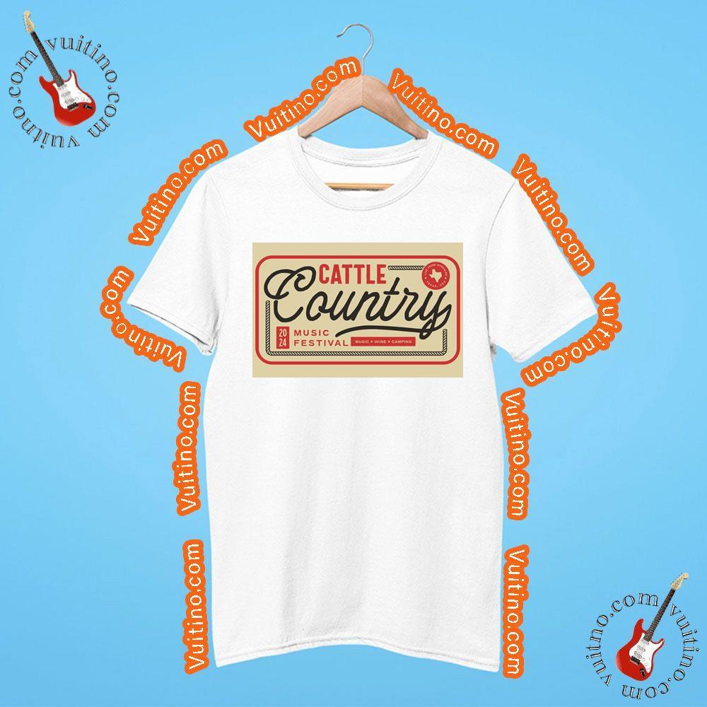 Cattle Country Music Fest 2024 Logo Shirt