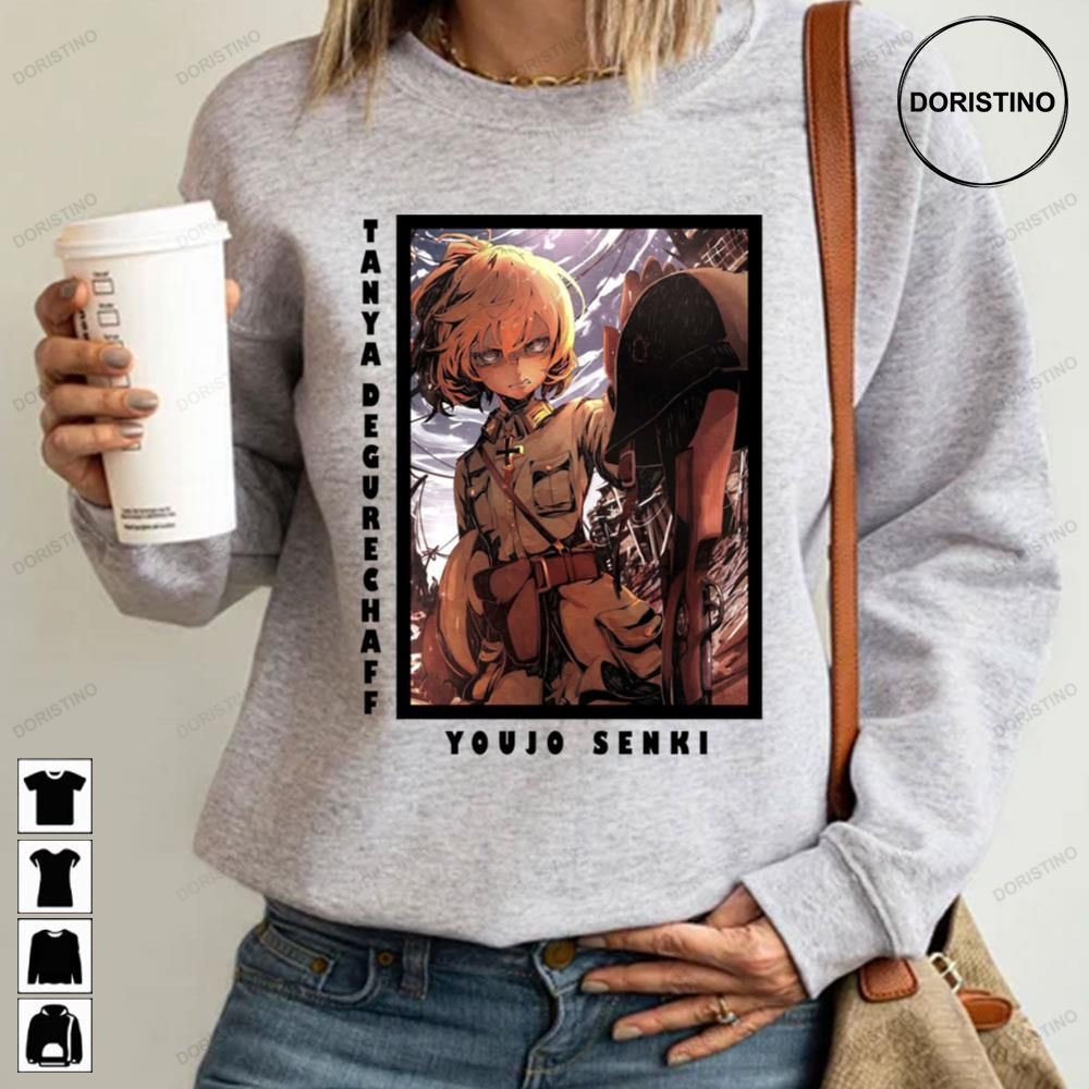 Tanya Von Degurechaff Anime Graphic Art Limited Edition T-shirts