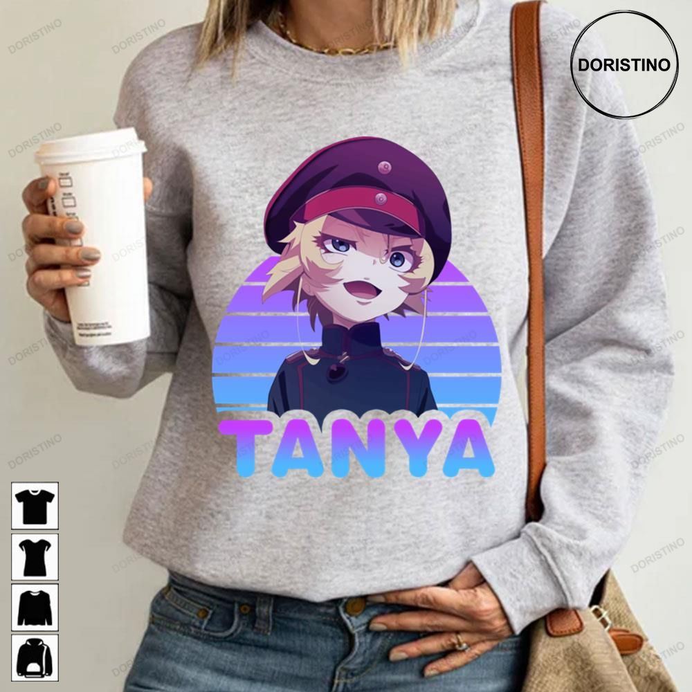 Tanya Von Degurechaff Youjo Senki Vintage Anime Awesome Shirts