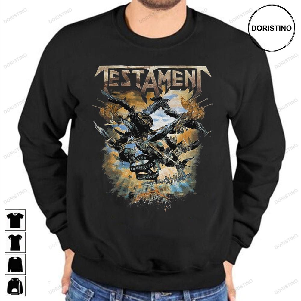 Testament Band Thrash Metal Art Limited Edition T-shirts