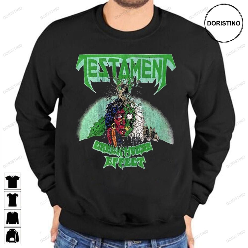 Testament Band Thrash Metal Green House Awesome Shirts
