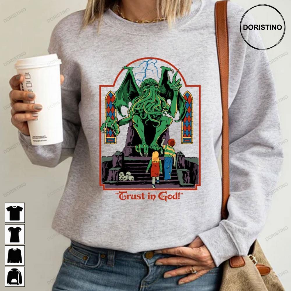 Trust In God Cthulhu Art Trending Style