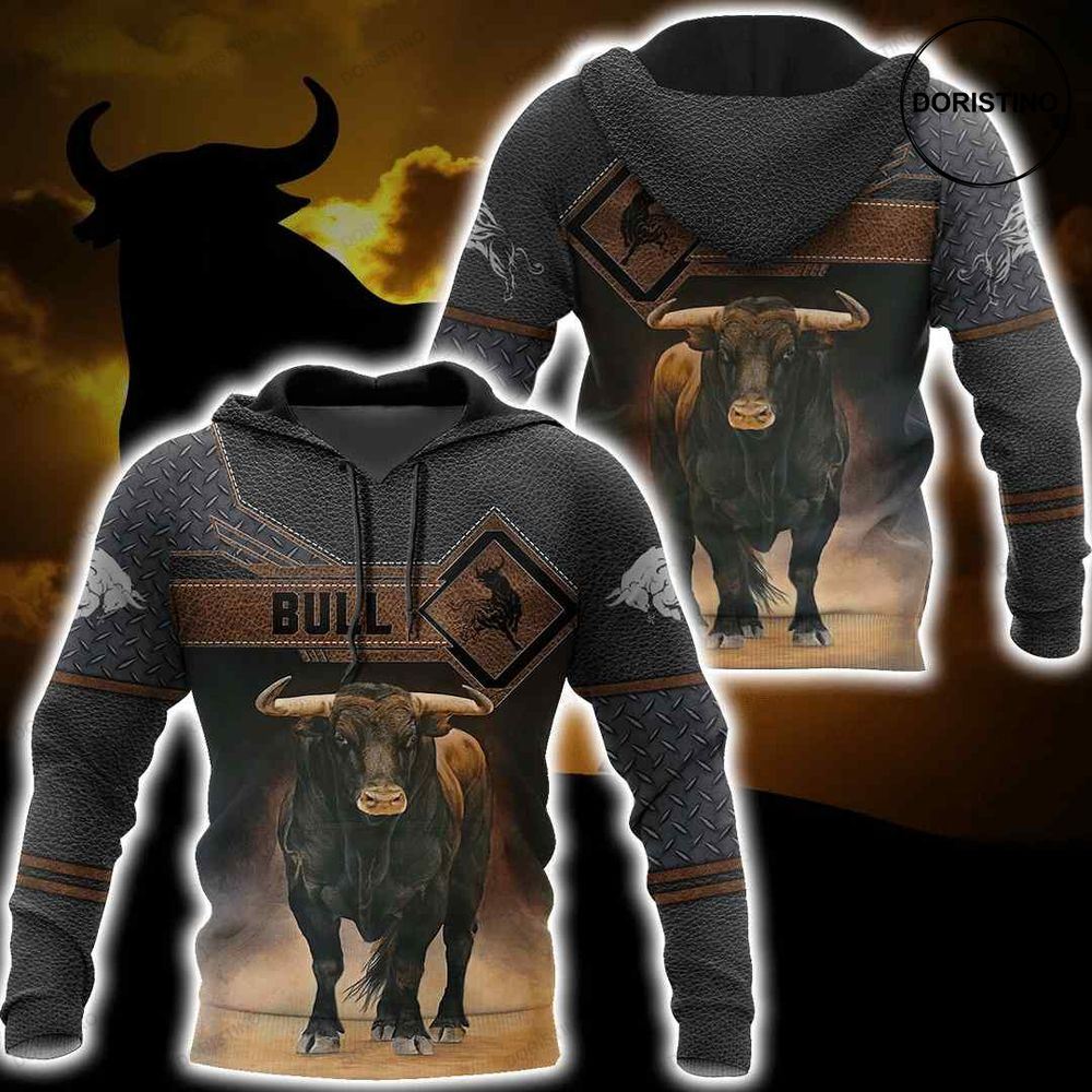 Bull Awesome 3D Hoodie