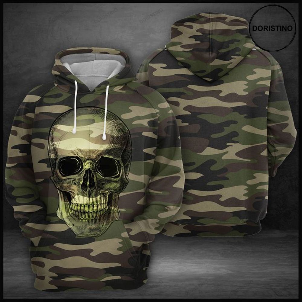 Camo Skull Limited Edition 3d Hoodie