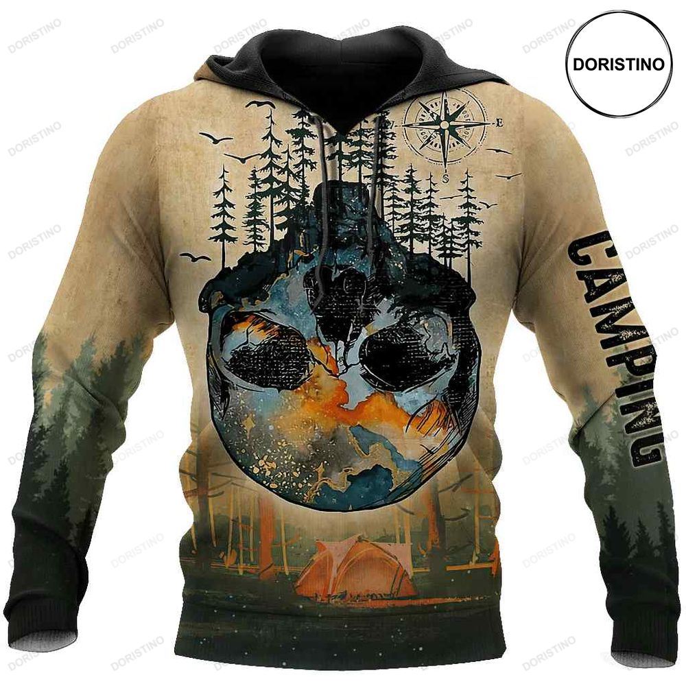 Camping Awesome 3D Hoodie