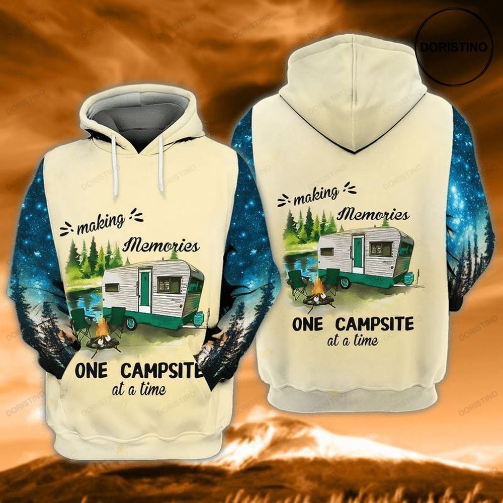 Campsite Making Memories One Campsite At A Time Limited Edition 3d Hoodie
