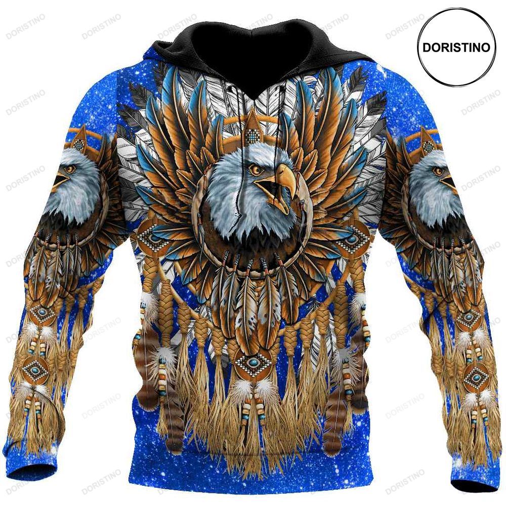 Eagle Dreamcatcher Native American V2 Awesome 3D Hoodie