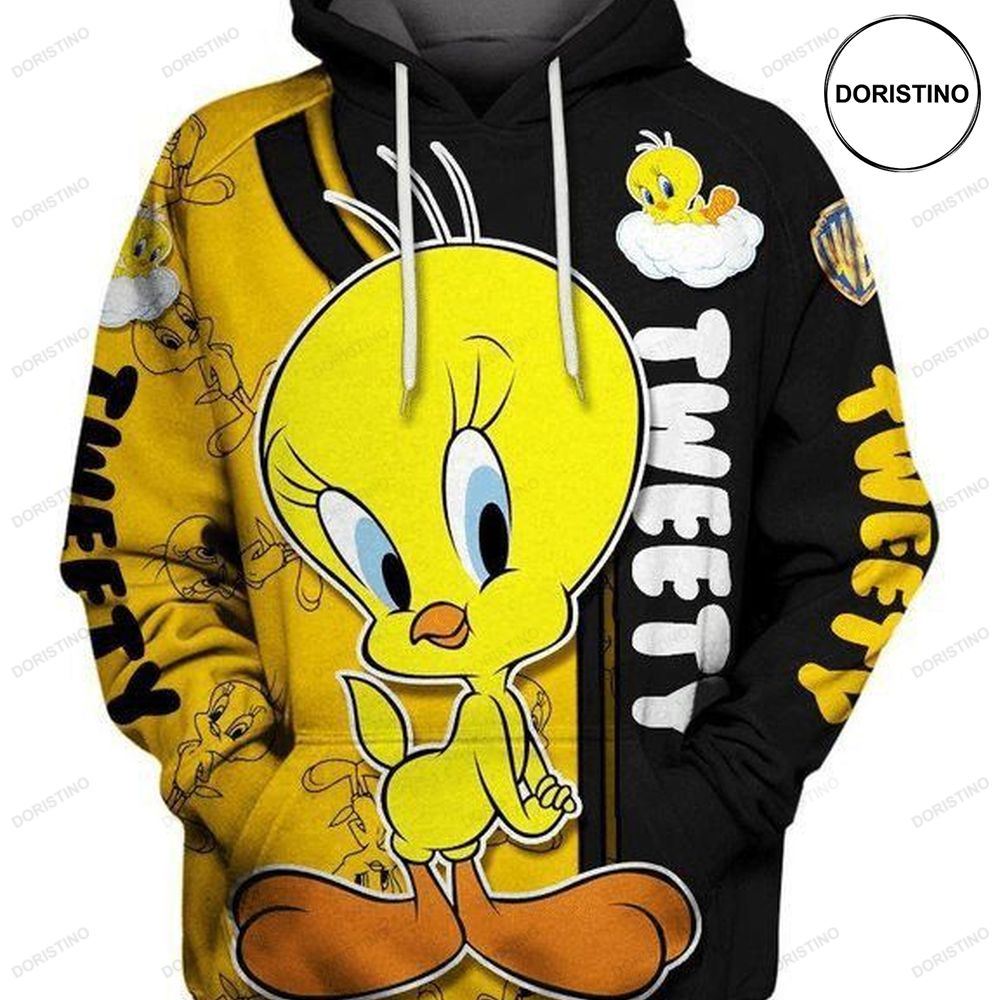 Film Character Tweety Bird Exclusive Collection All Over Print Hoodie