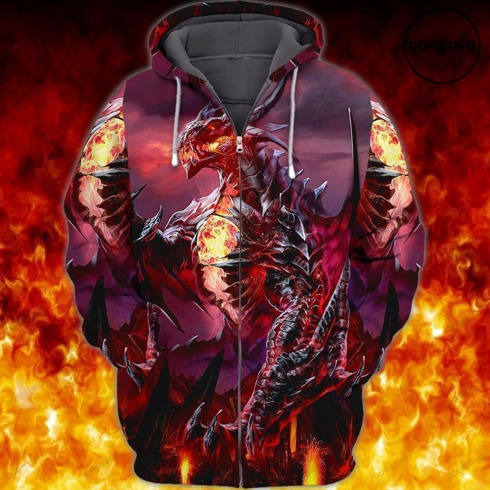 Fire Dragon 5 For Men Women Limited Edition 3d Hoodie