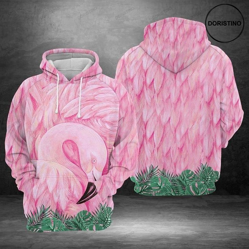 Flamingo Cute Full Ing Awesome 3D Hoodie