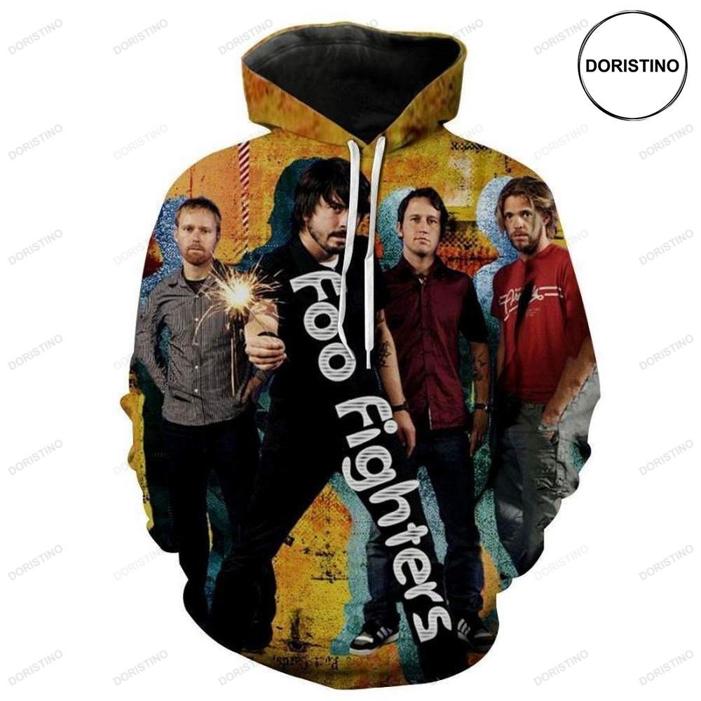 Foo Fighters Rock Band Limited Edition 3d Hoodie