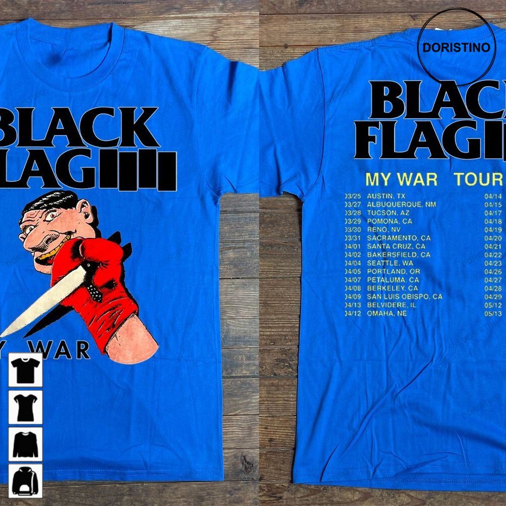 Black Flag My War 2023 World Tour Black Flag My War Us Tour 2023 Black Flag Concert Tour 2023 2023 Music Tour Trending Style
