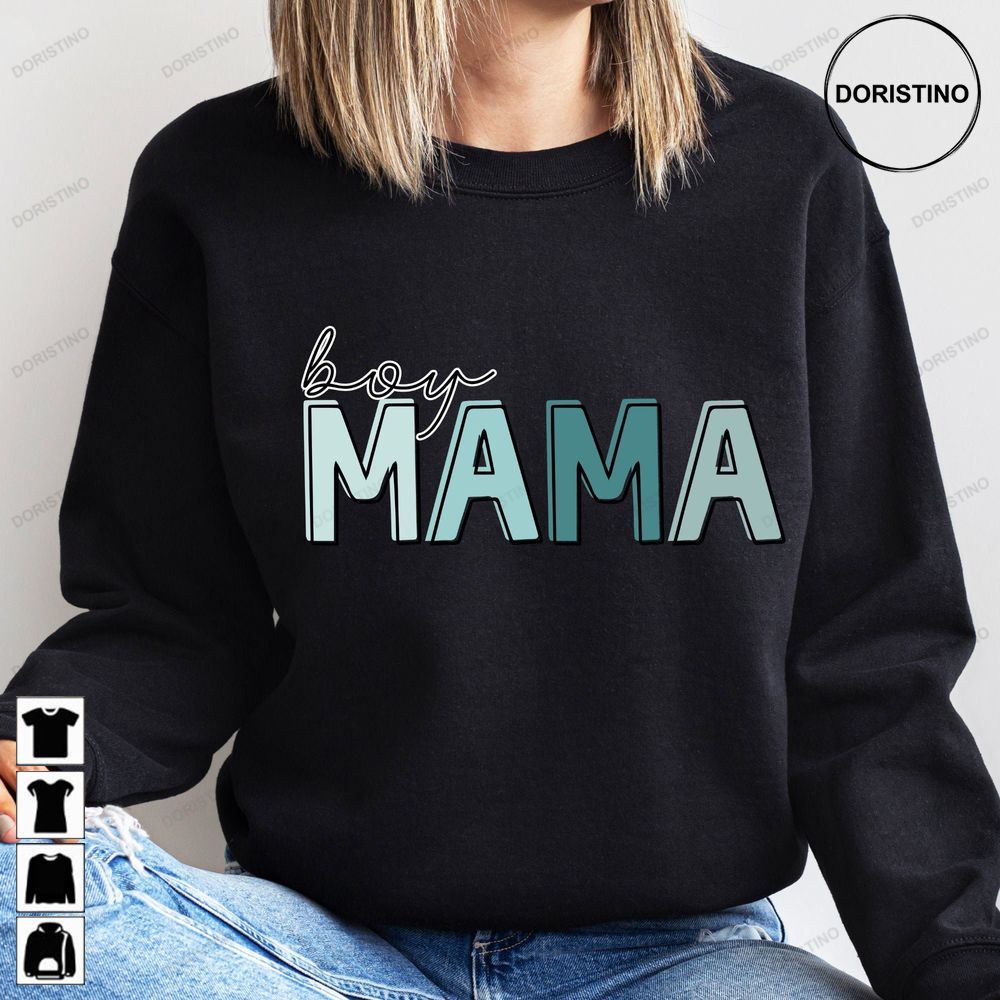 Boy Mama And Boy Mom Mom Of Boys Crewneck Boy Mom Gifts Mama Of Boys Boy Mom Mama Trending Style