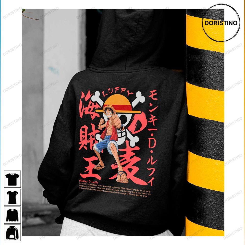 Anime Luffy Oversized Anime One Piece Luffy Trending Style