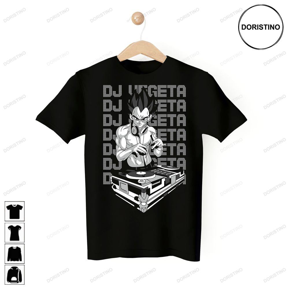 Dj Vegeta Dft Printing Dbz Limited Edition T-shirts