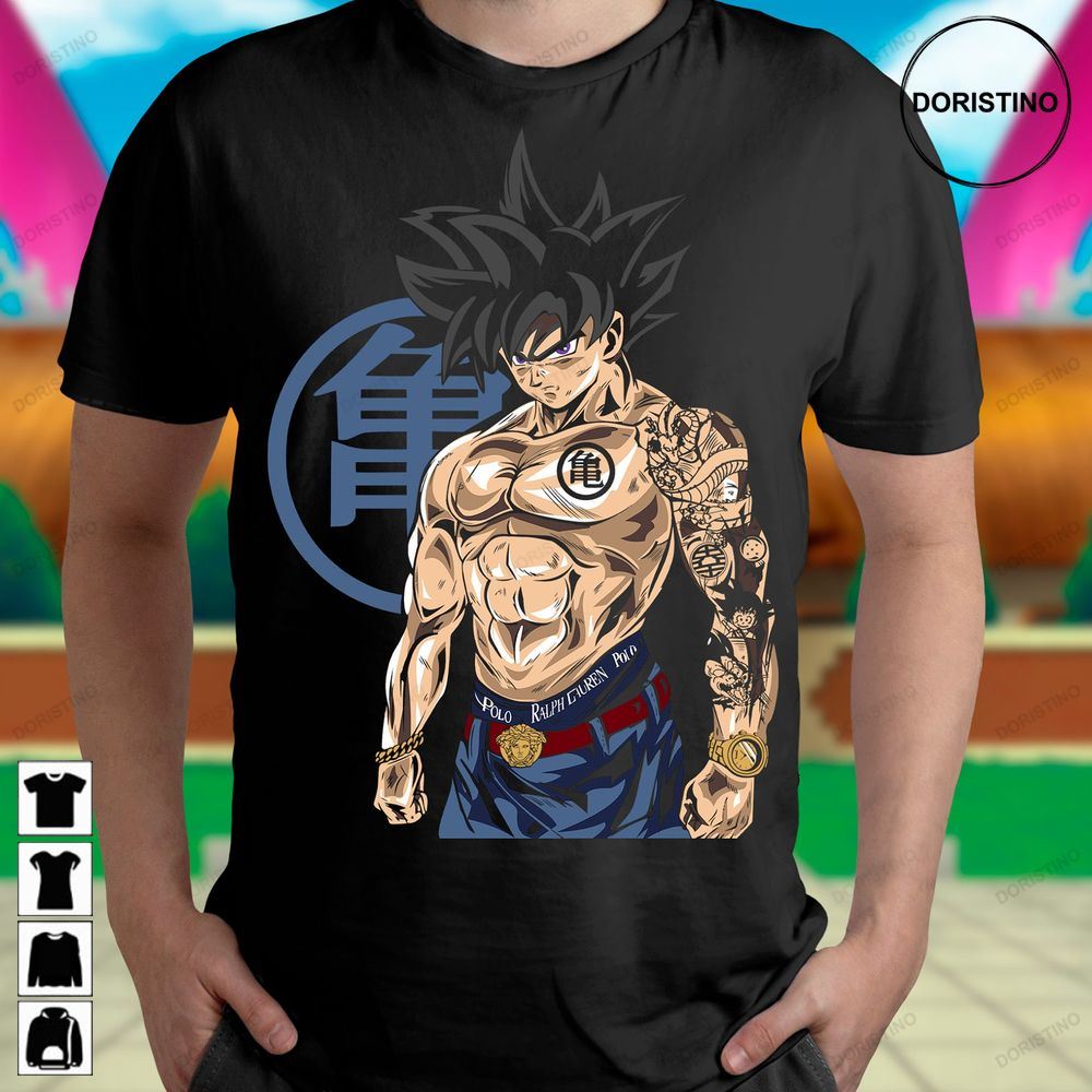 Goku Tatoo Dtf Print Trending Style