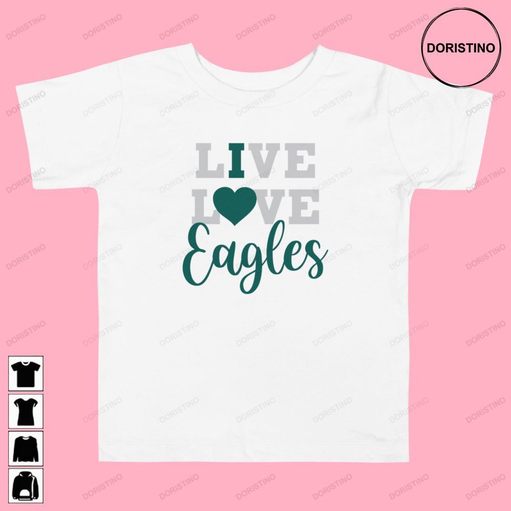 Live Love Eagles Girls Philadelphia Eagles Football Team Girls Trending Style