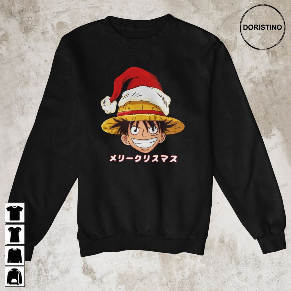 Luffy Christmas Anime Christmas Anime Limited Edition T-shirts