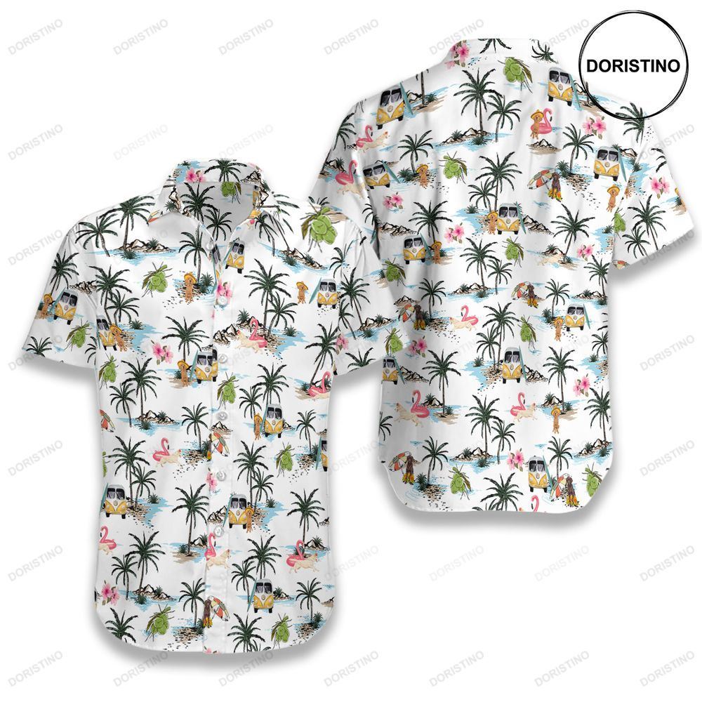 Labrador Hawaii Hawaiian Shirt