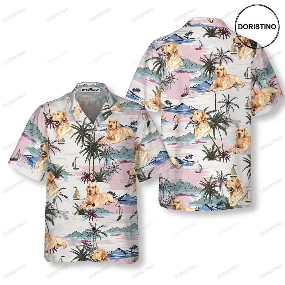 Labrador Retriever Tropical Summer Tropical Labrador Funny Gift For La Awesome Hawaiian Shirt