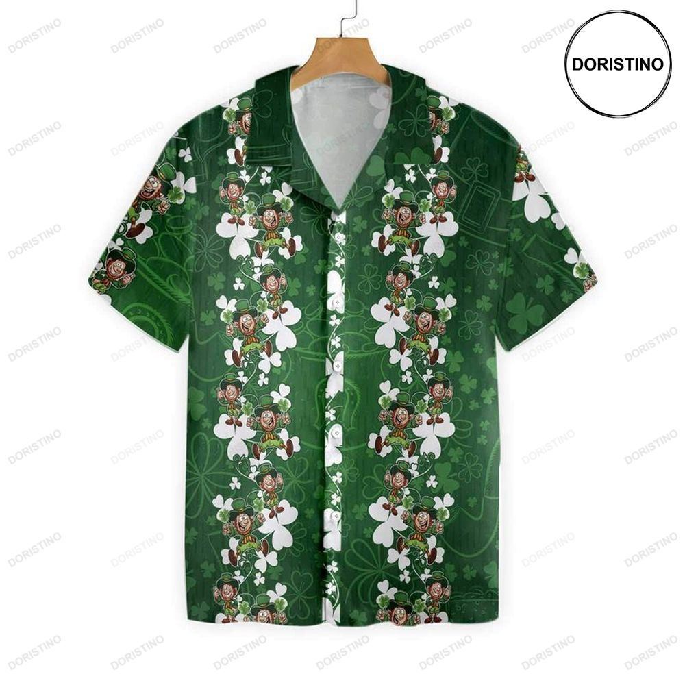 Leprechaun With Irish Saint Patrick Day Awesome Hawaiian Shirt