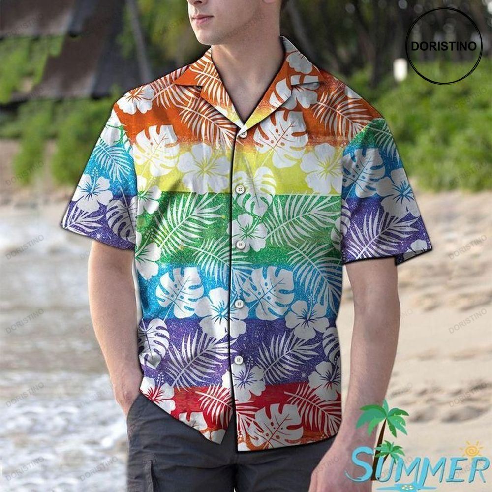 Lgbt Tropical Aloha Awesome Hawaiian Shirt
