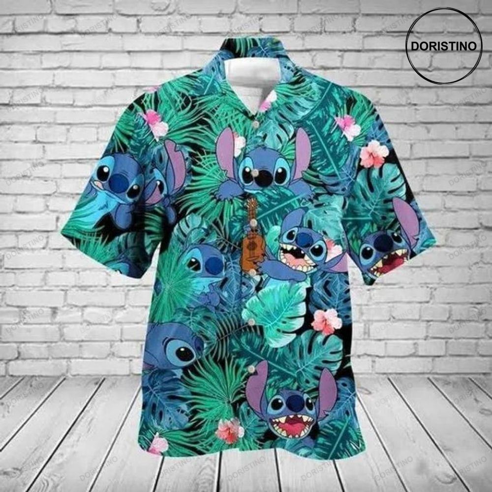 Lilo And Stitch Cute Iii Hawaiian Shirt