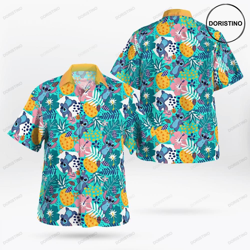 Lilo Stitch Tropical Beach Awesome Hawaiian Shirt