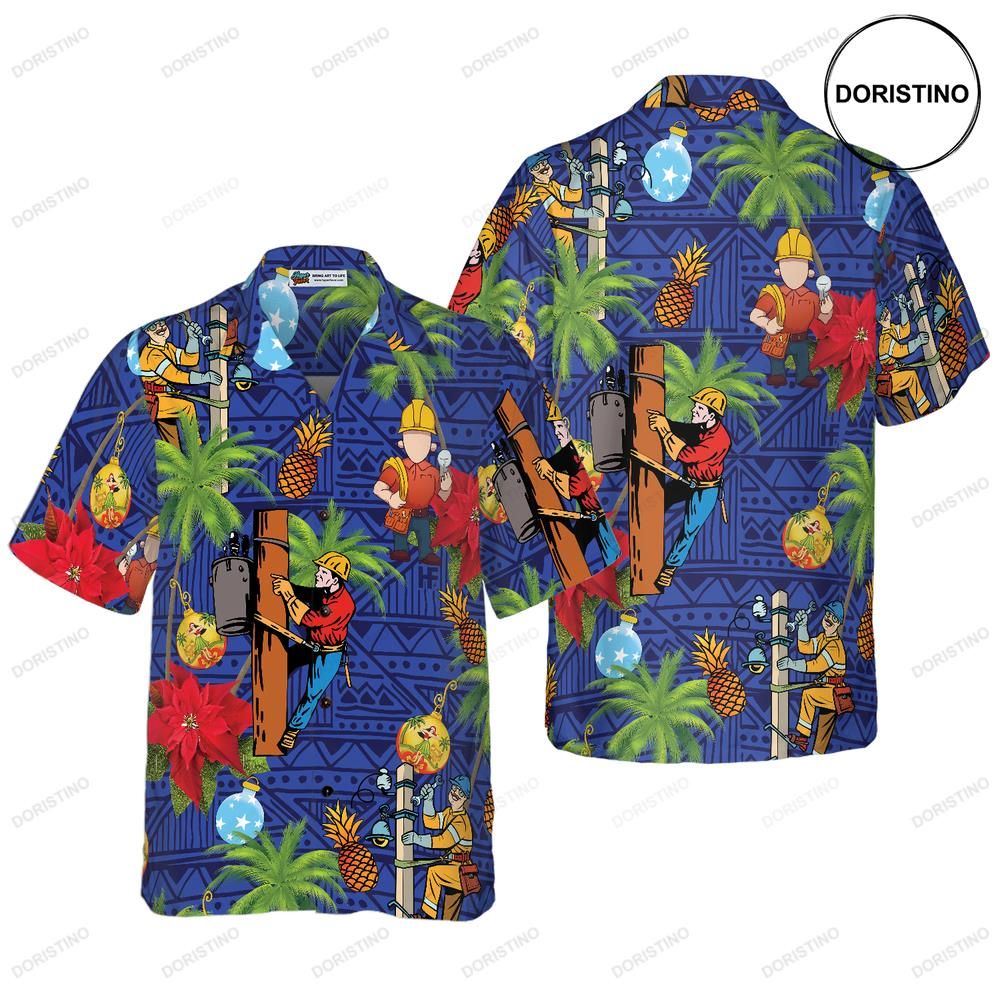 Lineman Proud Limited Edition Hawaiian Shirt