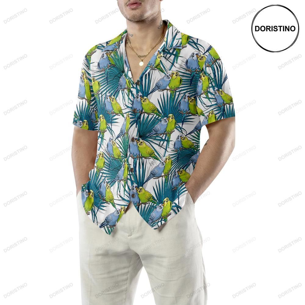 Little Green Parro For Men Limited Edition Hawaiian Shirt