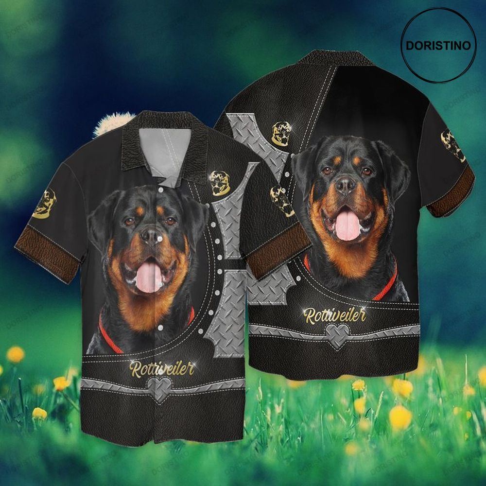 Love Rottweiler Dog Limited Edition Hawaiian Shirt