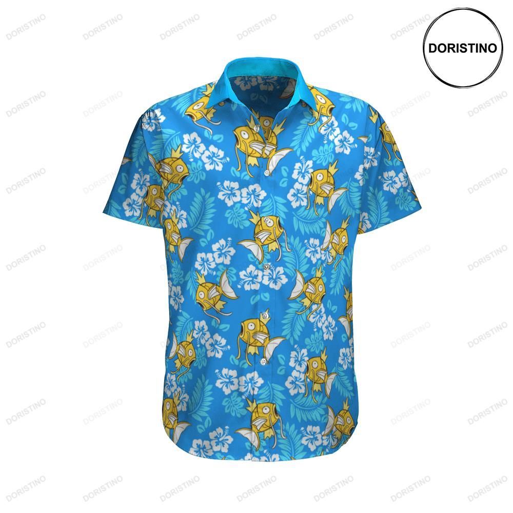 Magikarp Tropical Beach Pokemon Awesome Hawaiian Shirt