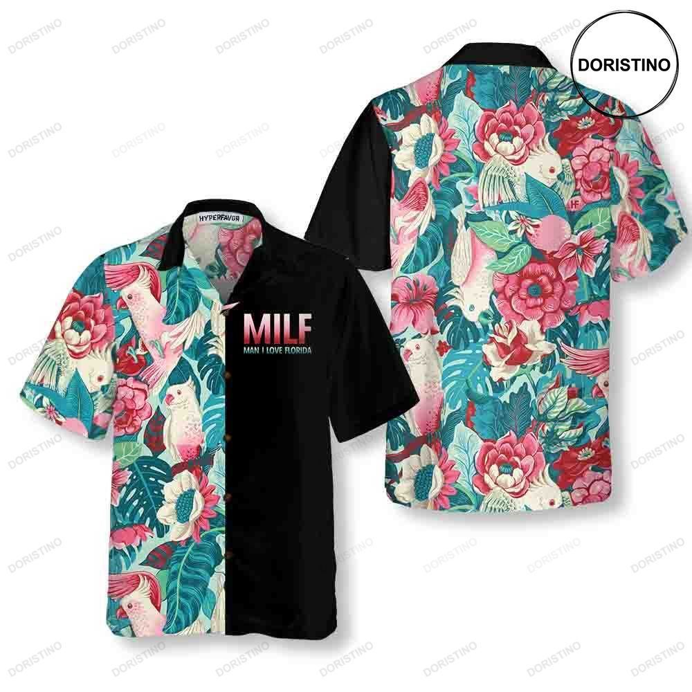 Man I Love Florida Tropical Pattern Florida Hawaiian Shirt