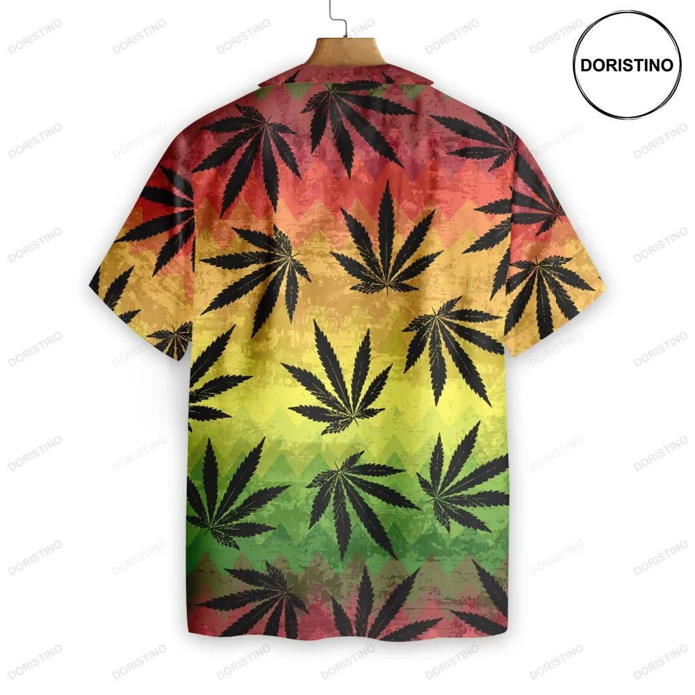 Marijuana Leaf Rasta Awesome Hawaiian Shirt