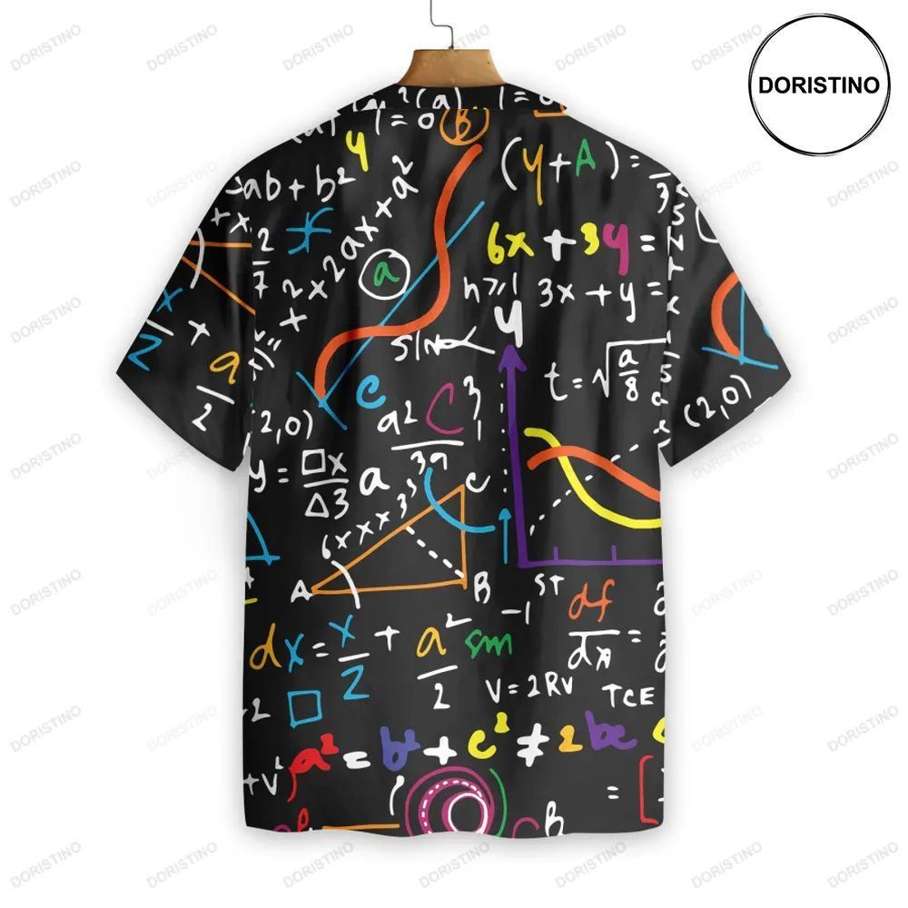 Math Teacher Seamless Pattern Hawaiian Shirt