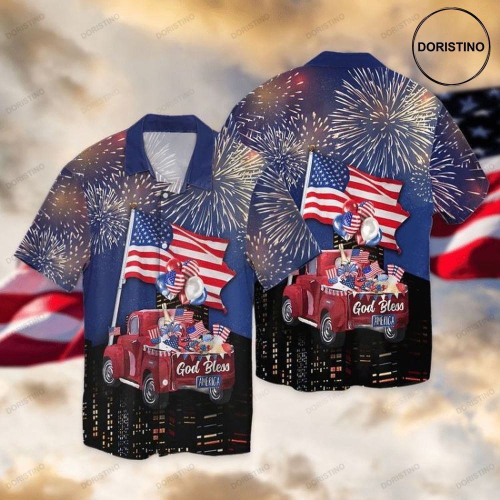 Memorial Day God Bless American Gift Limited Edition Hawaiian Shirt