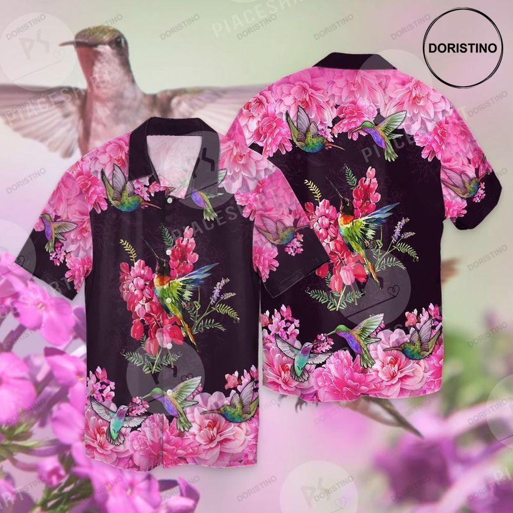 Memorial Day Hummingbird Hawaiian Shirt