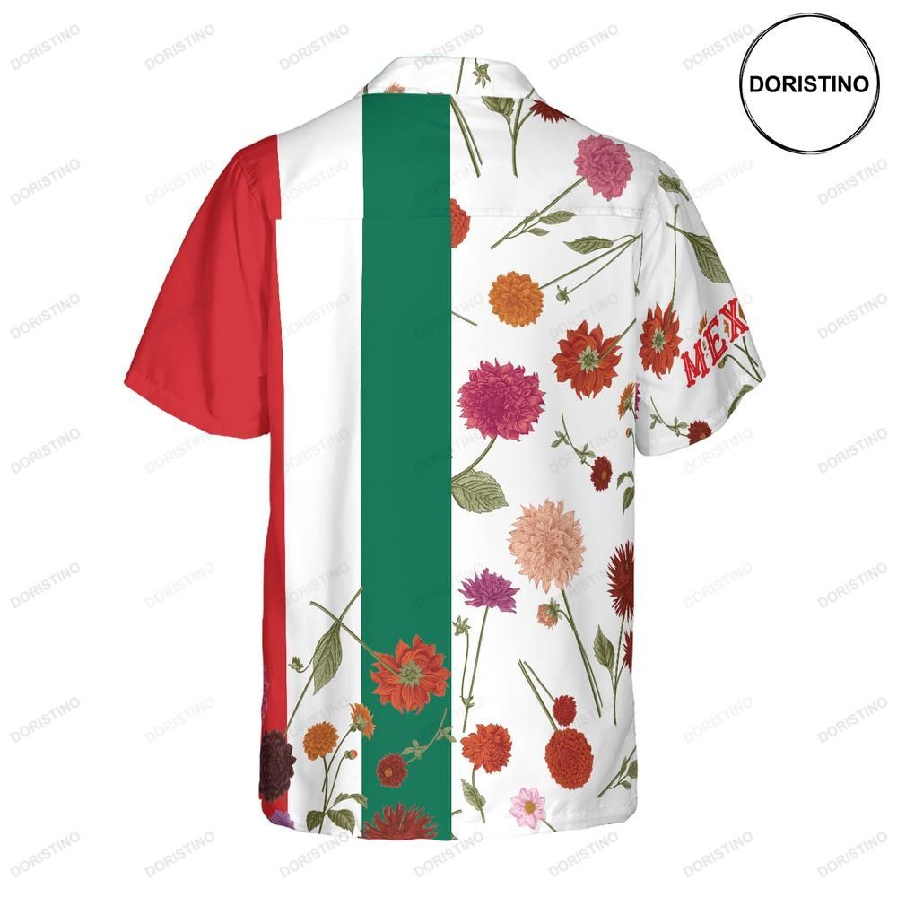 Mexico Dahlias Hawaiian Shirt