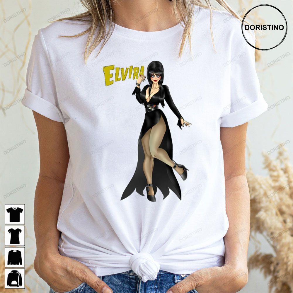 Beautiful Elvira Mistress Of The Dark 2 Doristino Sweatshirt Long Sleeve Hoodie