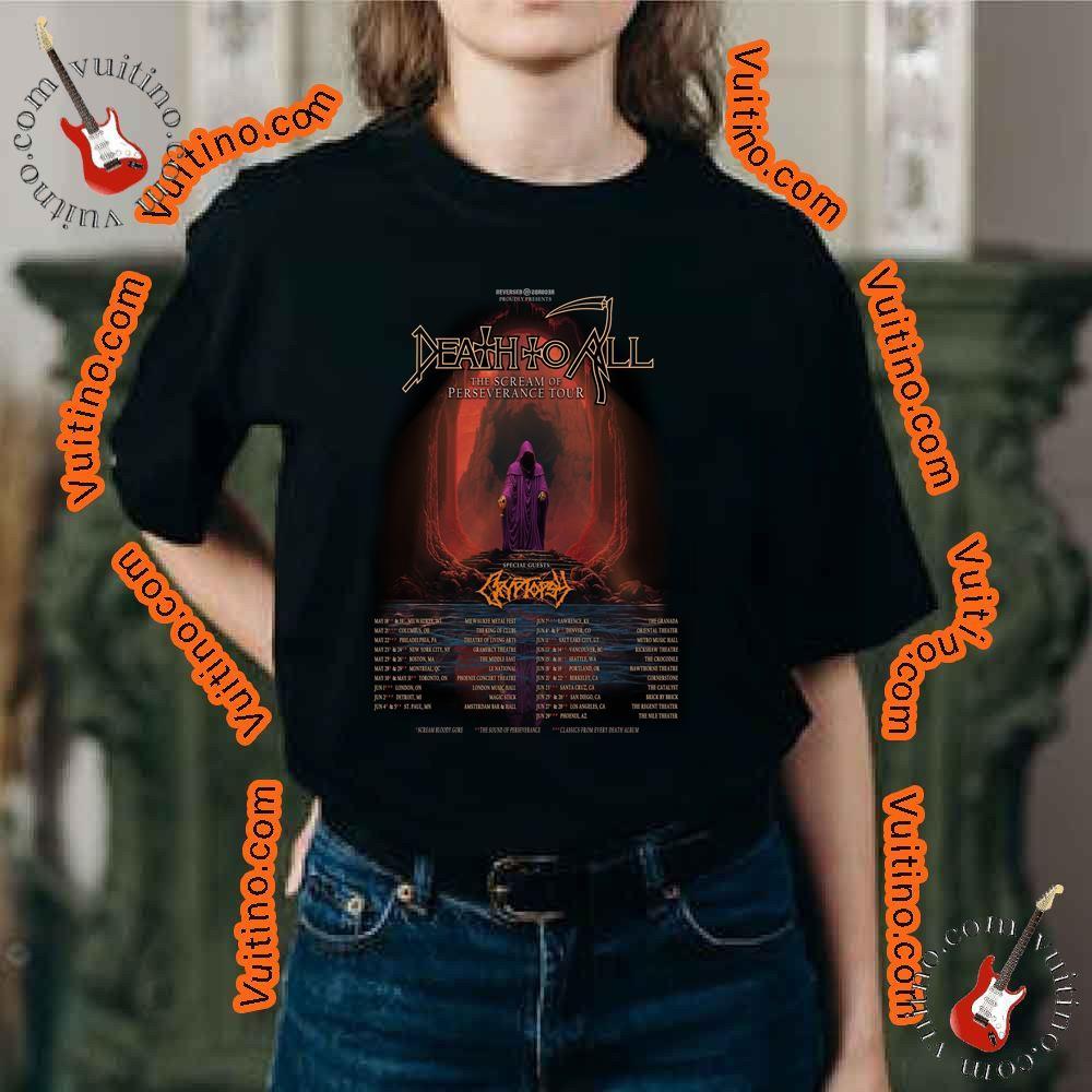 Art Death To All The Scream Of Perseverance Tour 2024 Shirt