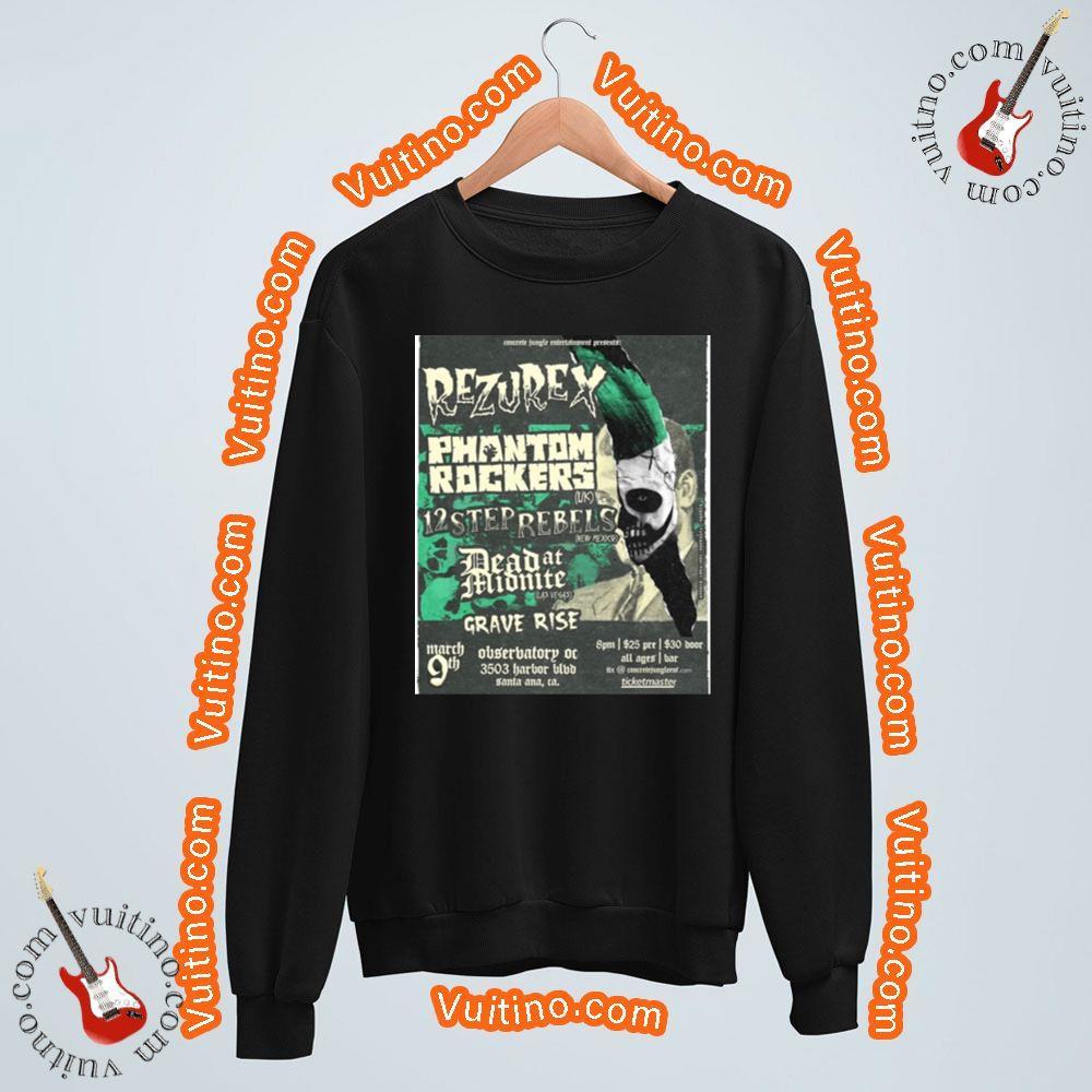 Rezurex Phantom Rockers 12 Step Rebels 2024 Shirt
