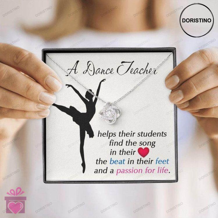 A Dance Teacher Necklace Gift Dance Coach Ballet Teacher Appreciation Gift Doristino Trending Necklace