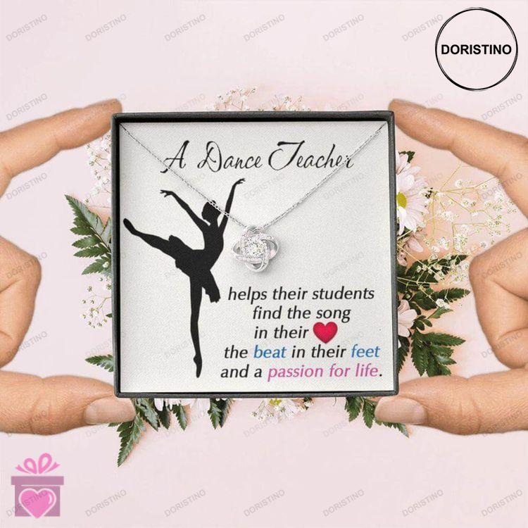 A Dance Teacher Necklace Gift For Dance Teacher Dance Coach Ballet Teacher Appreciation Gift Gift Fo Doristino Limited Edition Necklace