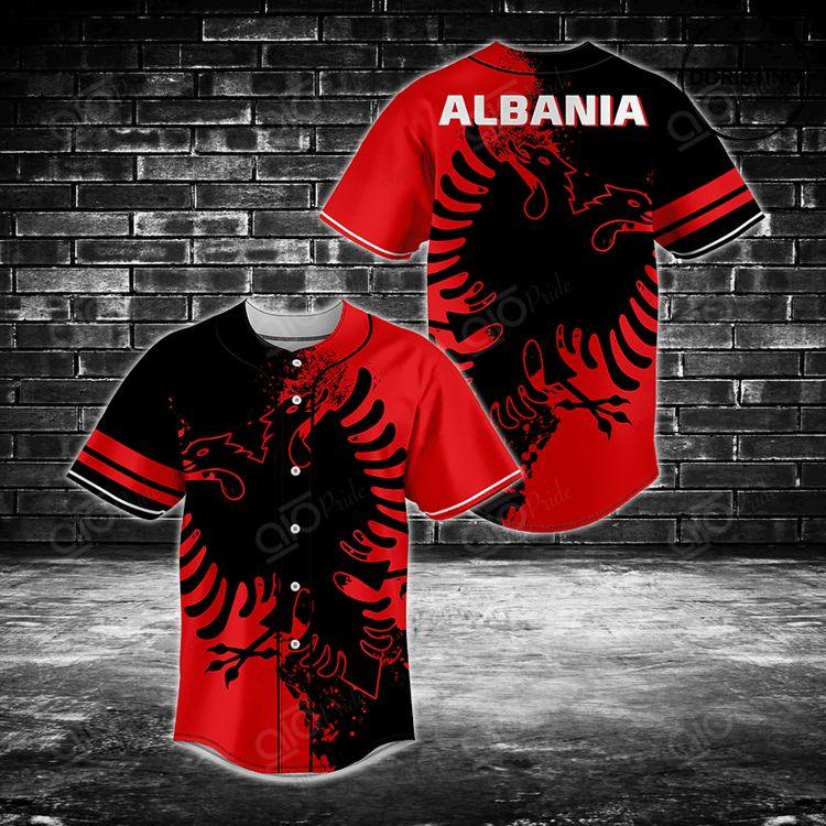Albania Eagle Doristino Awesome Baseball Jersey
