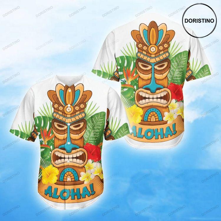 Aloha Tiki Gift For Lover Doristino Limited Edition Baseball Jersey