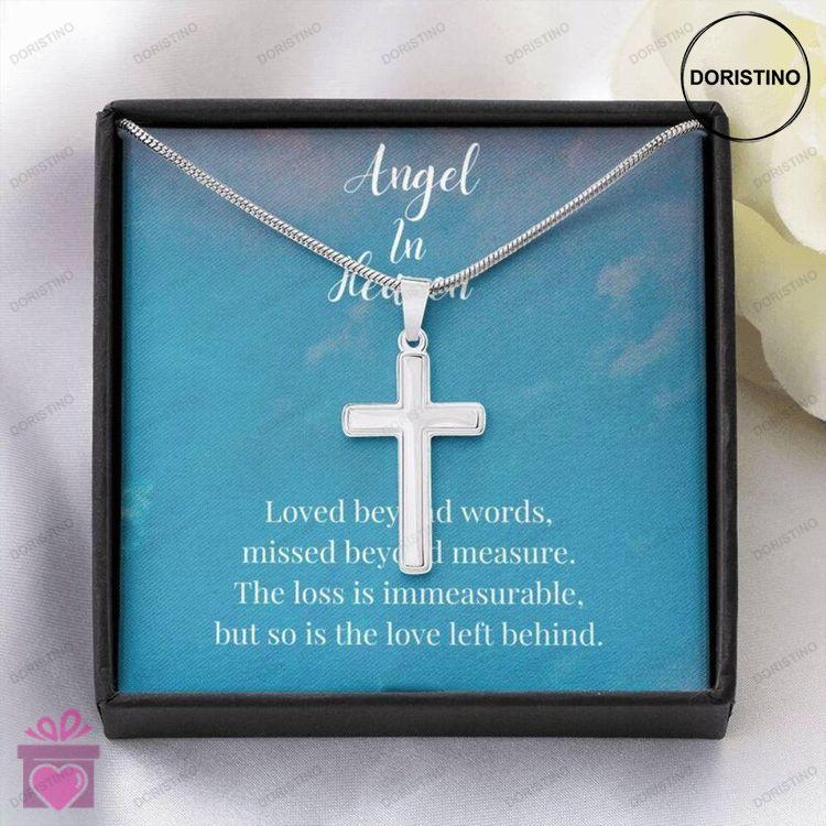 Angel In Heaven Necklace Griefsympathy Gift Miscarriage Gift Encouragement Gift Doristino Trending Necklace