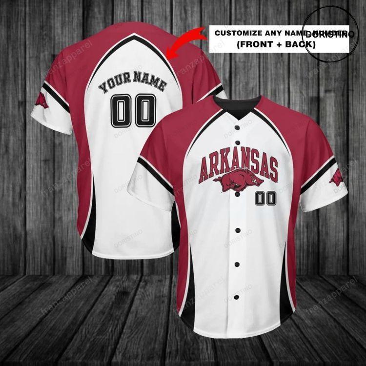 Arkansas Razorbacks Personalized 266 Doristino Limited Edition Baseball Jersey